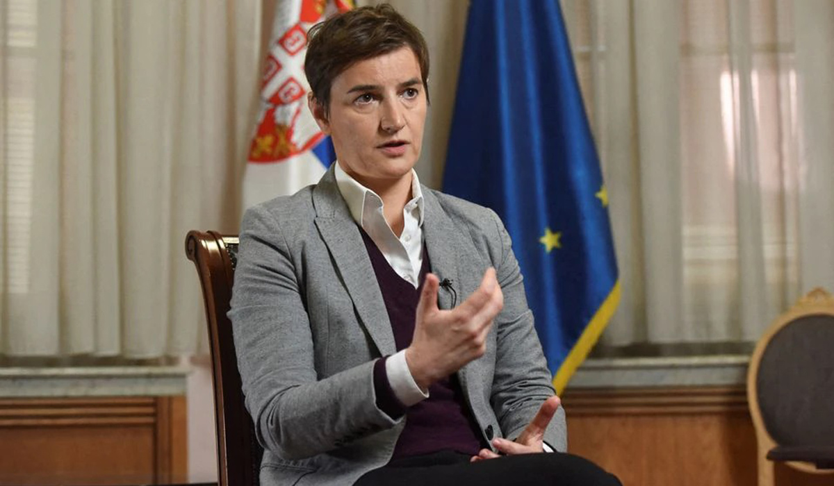 Serbian Prime Minister Ana Brnabic
